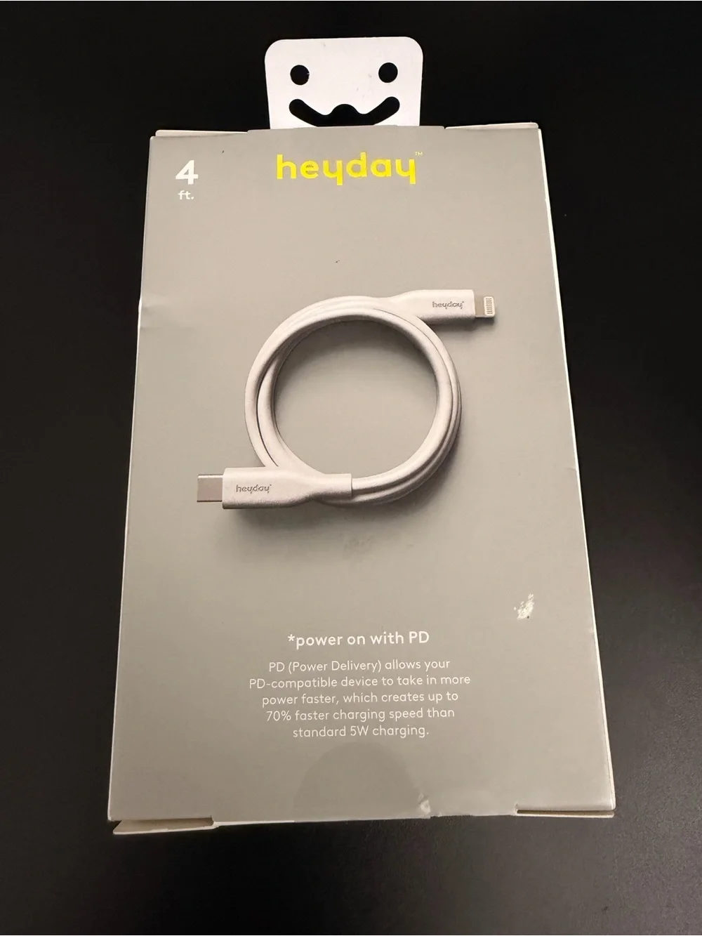 HEYDAY Soft Touch Fast Charging Cable